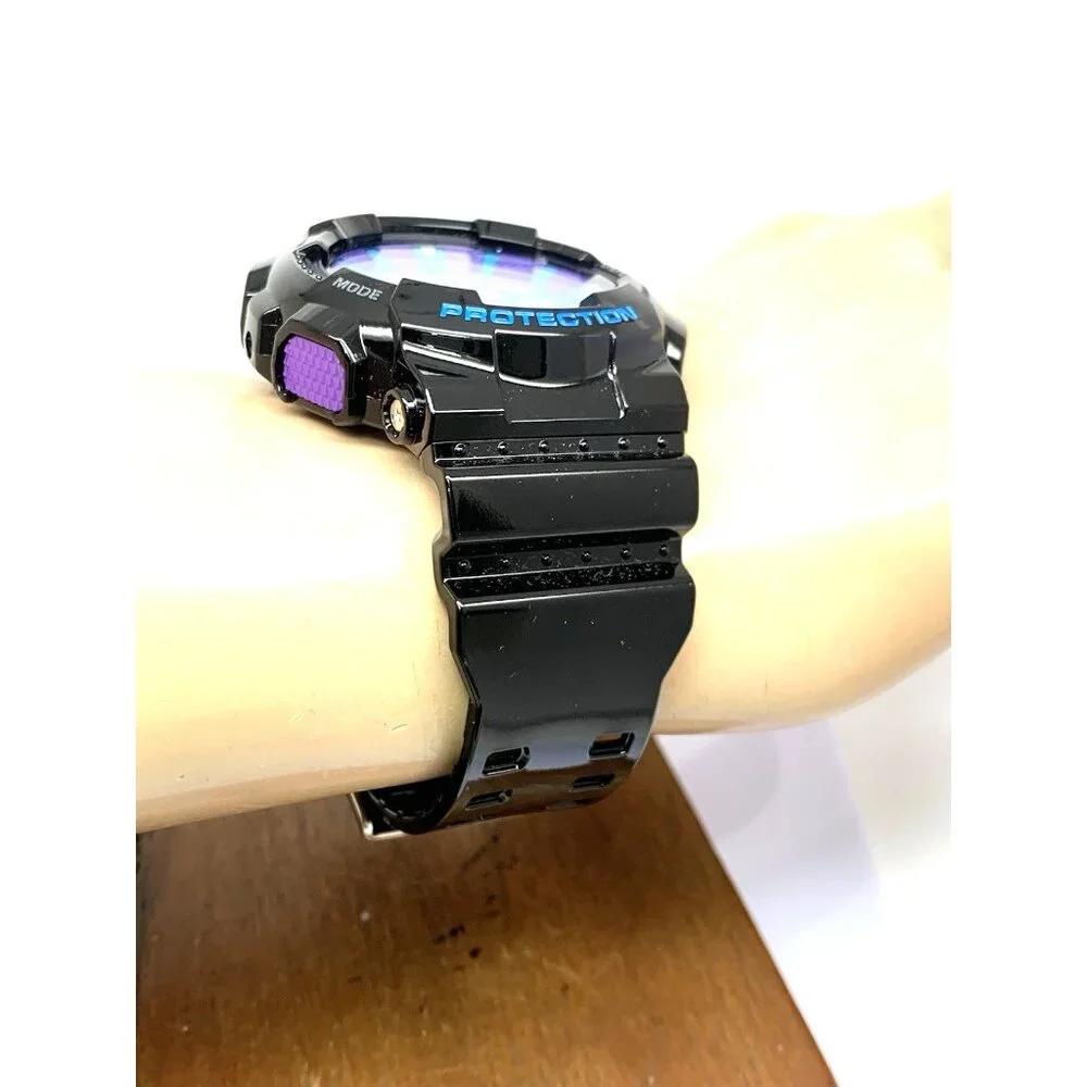 Casio G-Shock Men’s Watch GA110HC Quartz Gold Black Blue Purple Resin 5146 48mm
